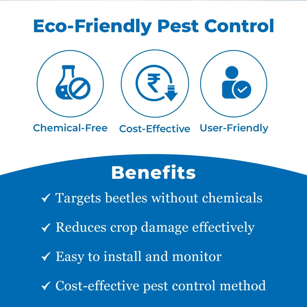 Pheromone Trap & Lure for RB (Rhinoceros Beetle) KOKO Activator Free, For Coconut, Date Palm, Oil Palm, Arecanut Palm. - Image 3