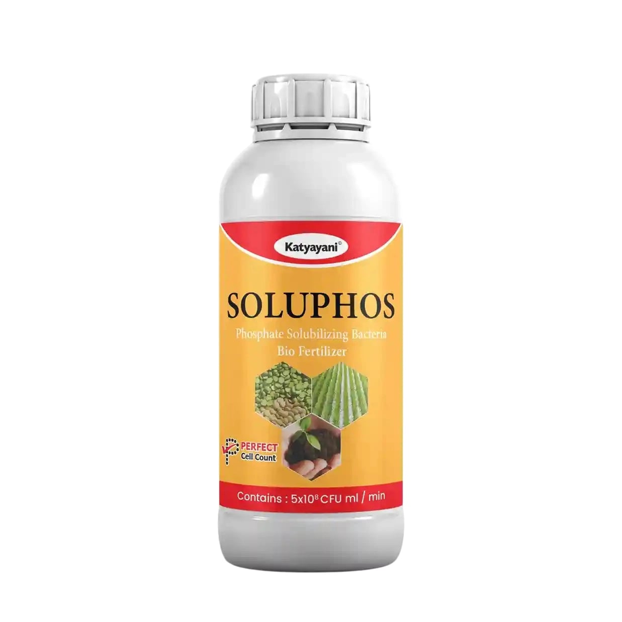 Katyayani Soluphos Phosphate Solubilizing Bacteria Bio Fertilizer, Helps In Faster Growth of The Plant