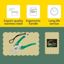 CropKraft Pruner Secauter, Ideal For Deadheading, Trimming, And Shaping A Variety Of Plants 5