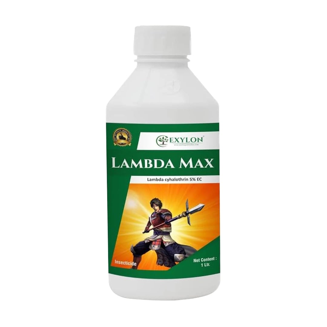 Exylon LambdaMax Lambda Cyhalothrin 5% EC Insecticide, Fast Knockdown And Lasting Control Of Bollworms, Aphids And Whiteflies In Crops