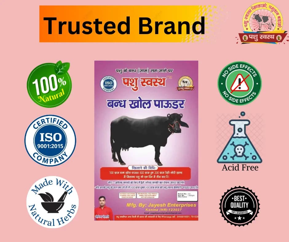 PASHU SVASTH BANDH KHOL POWDER, Holistic Care For Constipation And Diarrhoea - Image 7