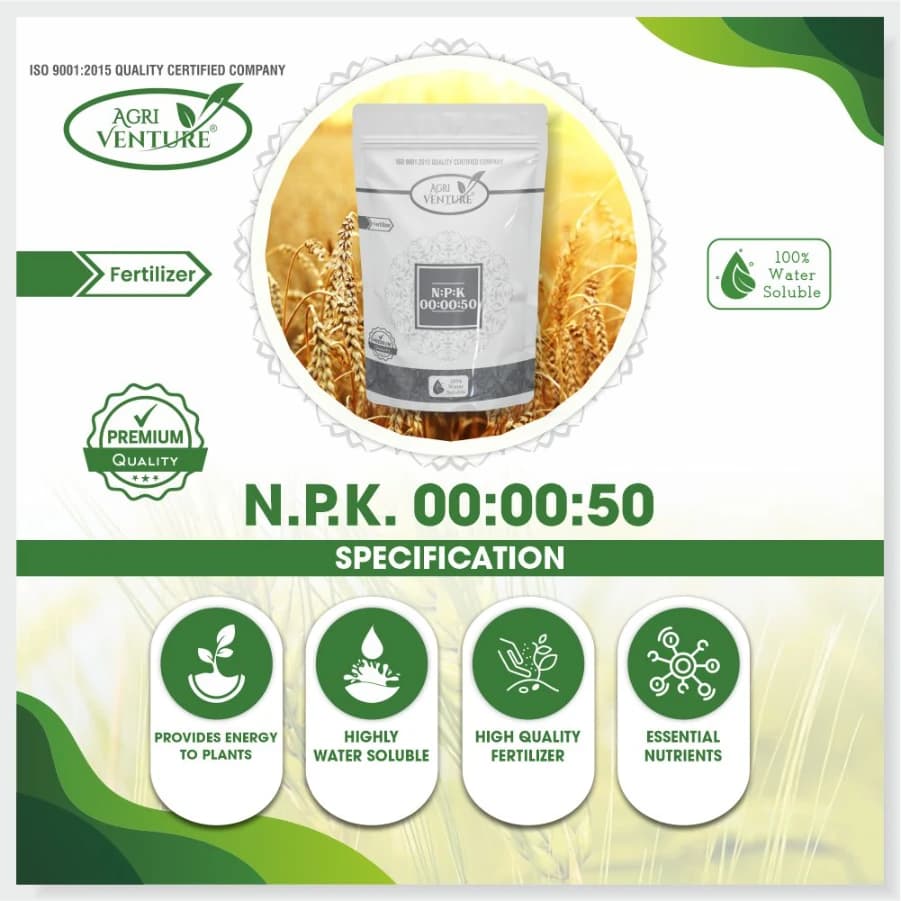 Agriventure NPK 00:00:50 Water Soluble Fertilizer - Image 8
