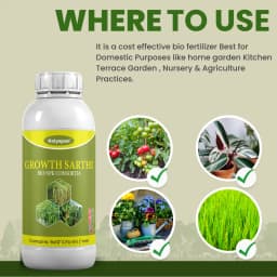 Katyayani Growth Sarthi Bio NPK Liquid Consortia Fertilizer, Premium Organic Blend For Enhanced Soil Health and Crop Yield 4