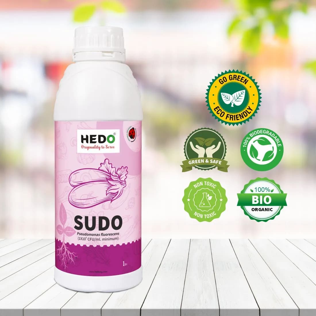 HEDO Sudo (Pseudomonas Fluorescence) Liquid Bio Fungicide, Effective Against A Wide Range Of Soil, Seed, And Air Borne Plant Diseases - Image 9