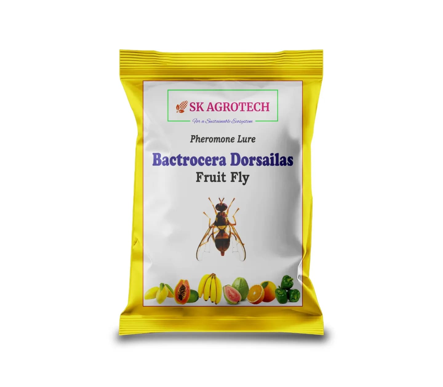 SK Agrotech Bactrocera Dorsalis Fruit Fly Pheromone Trap With Lure - Effective Solution For Mango, Papaya, Sapota, Etc. - Image 2