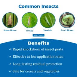 PRAHAR - Lambda Cyhalothrin 5% EC For Controls Sucking and Lepidopteron Pests in Various Crops. 3