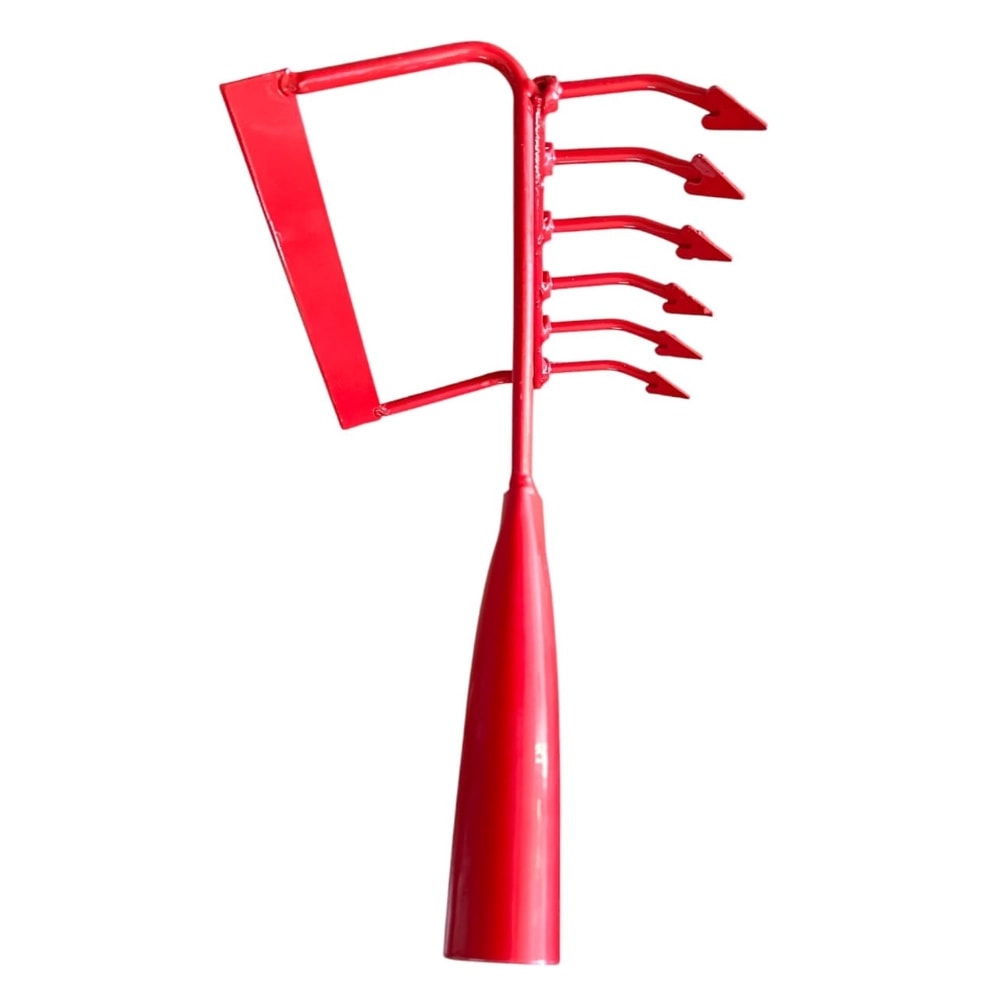 Bharat Agrotech Premium 2 In 1 Hand Weeder, 8 Inch, MS Material And Sharp HR Blade (Without Handle)