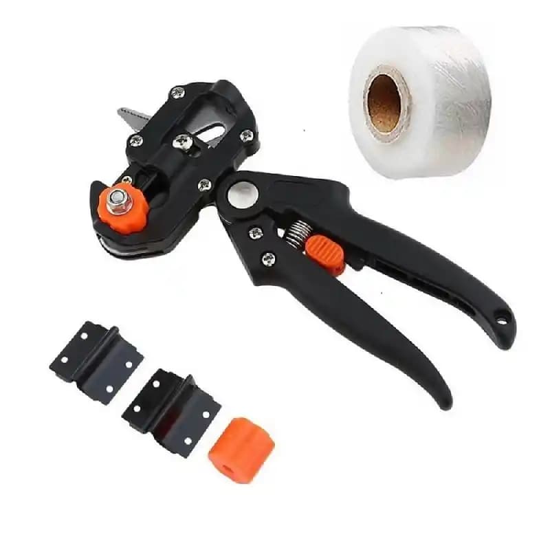 SK Organic Grafting Tool + 3 Blades including Pruner and Grafting Tape, Easy To Use.