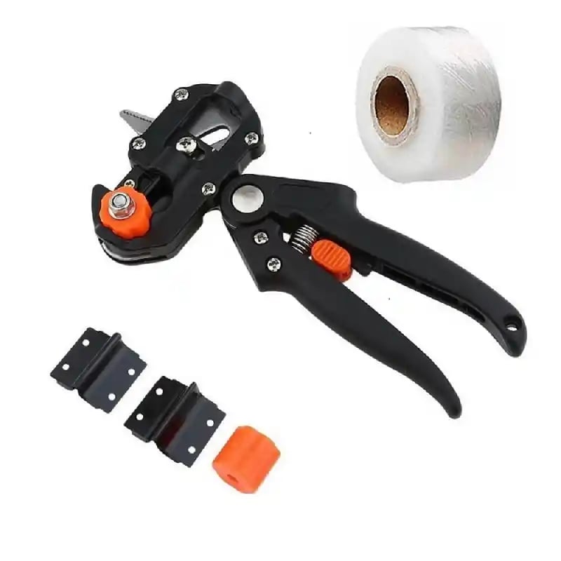 SK Organic Grafting Tool + 3 Blades including Pruner and Grafting Tape, Easy To Use.