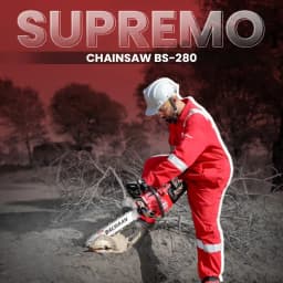 Balwaan BS-280 Supremo Chainsaw, 62cc Engine, 2 Stroke Petrol Operated, 1 Year Warranty 7