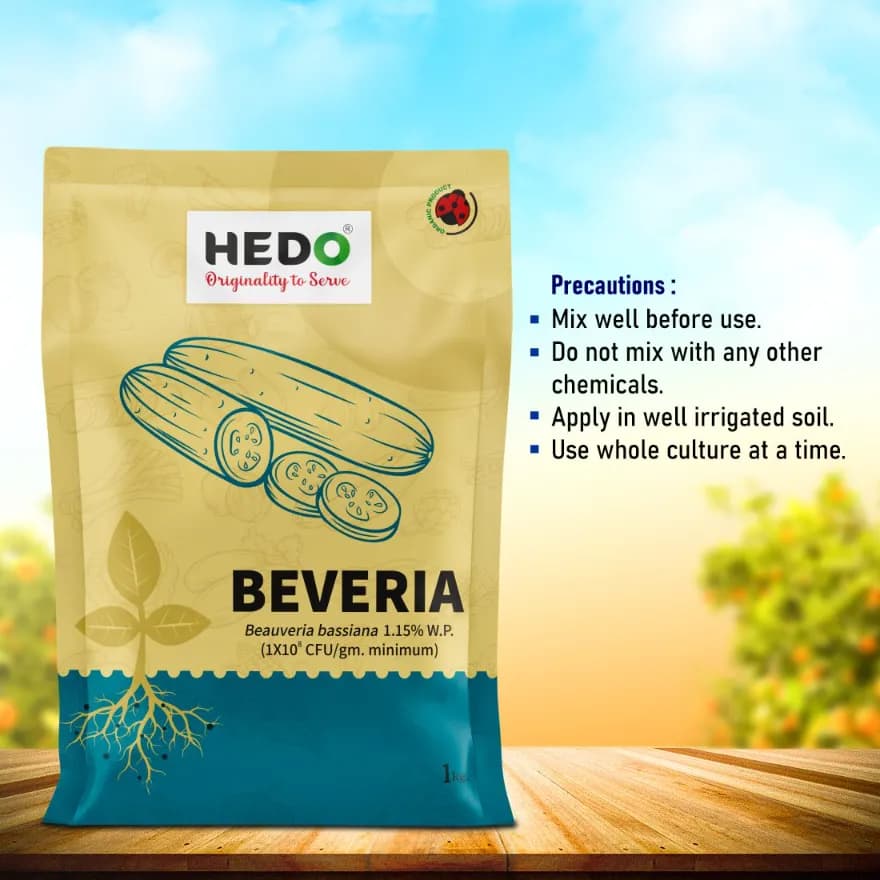 HEDO Beveria (Beauveria Bassiana 1.15% WP) Powder Bio Pesticide For Vegetables, Fruits & All Crops, Broad Spectrum Control - Image 10
