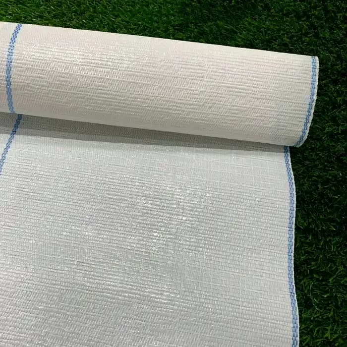 Singhal 100 GSM Garden Weed Control Barrier Sheet Mat, Landscape Fabric, Heavy Duty Weed Block Gardening Mat For Gardens (White) - Image 5