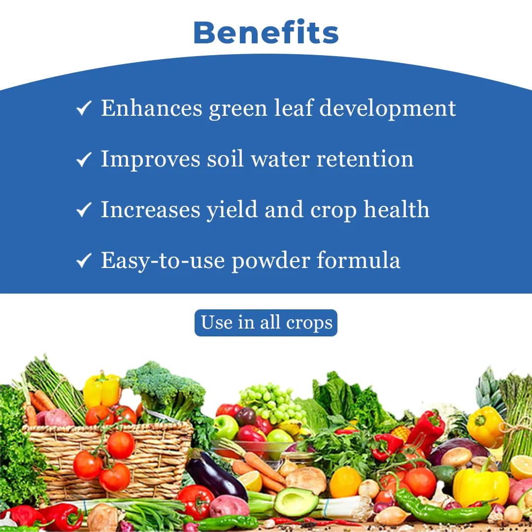 Vanproz Super Potassium Humate (98%) Organic Fertilizer, 25 KG Bag, It helps the soil to improve plant growth. - Image 4