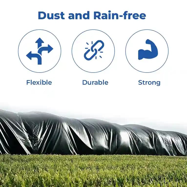Black 200 GSM Tarpaulin - Image 3