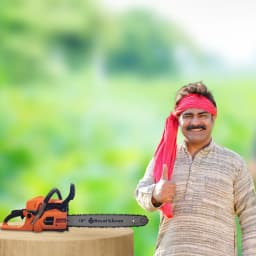 Royal Kissan RK6300 Ultra Premium 18 Inch Chain Saw, RK-CSP-UP63-18, 63CC 2-Stroke Petrol Engine for Woodcutting, Farm, Garden & Ranch Use 5