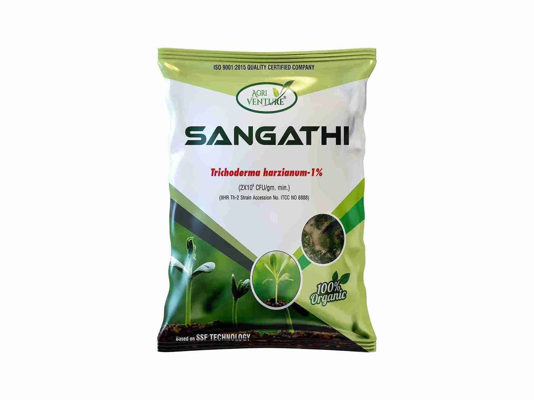 AGRIVENTURE SANGATHI Trichoderma Harzianum 1% Bio Fungicide for Crops