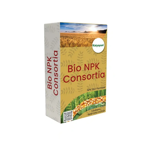 Katyayani Bio NPK Consortia Advanced Bio Fertilizer For Enhanced Nitrogen, Phosphorus, and Potassium Uptake and Improved Soil Health