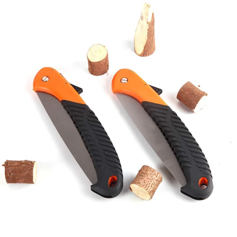 Radhe Agri Folding Pruner Cutter, Steel Manganese Garden Hand Saw Tools, Cutting Sawing Pruning Tree Branch Bypass Pruner (Manual) - Image 4