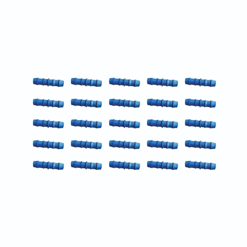 16 mm Drip Irrigation Straight Joiner Connector - High-Grip Barbed Coupling for Lateral Pipes - Image 2