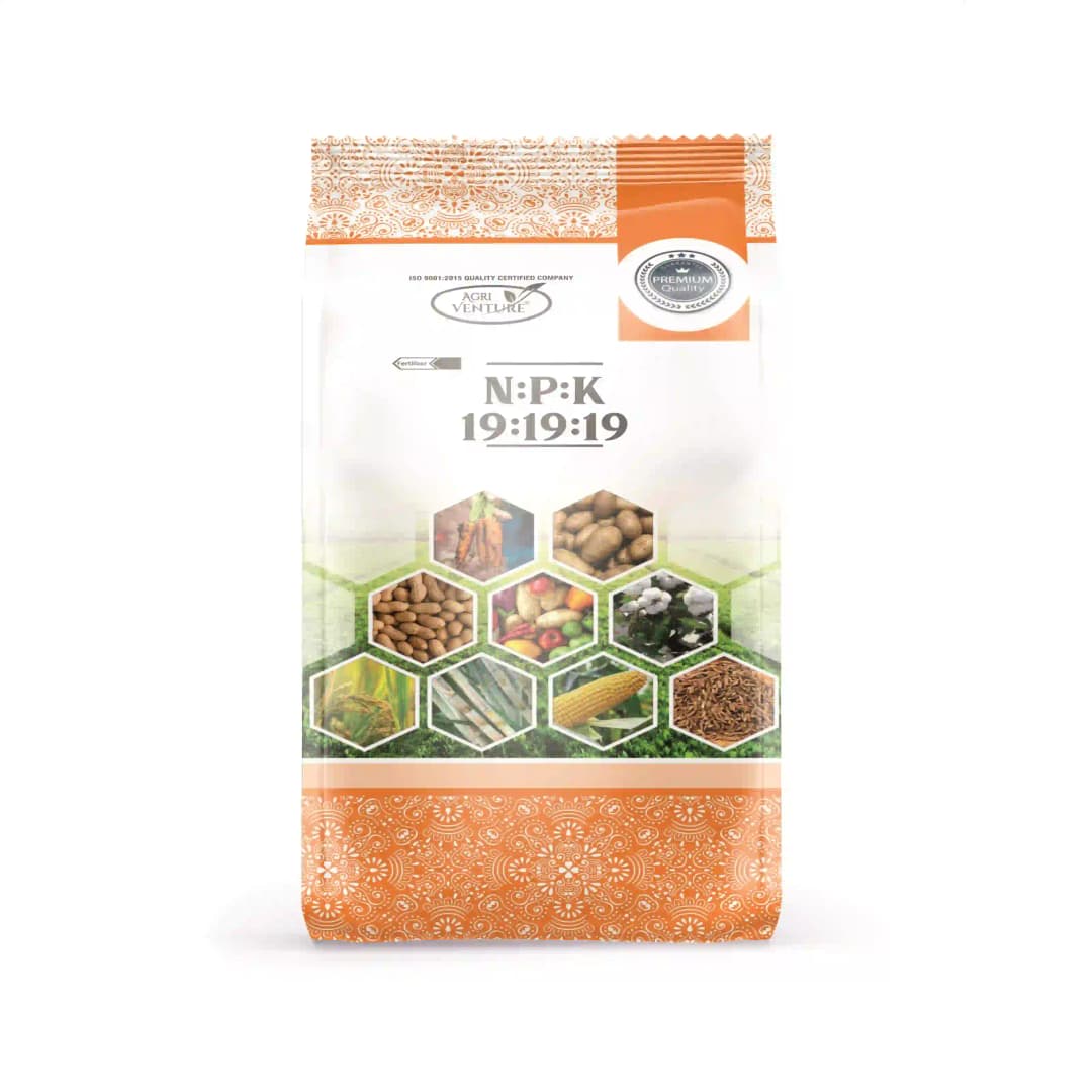 Agriventure NPK 19:19:19 Imported 100% Water Soluble Fertilizer For All Crop, Drip and Foliar Spray Fertilizer - Image 3