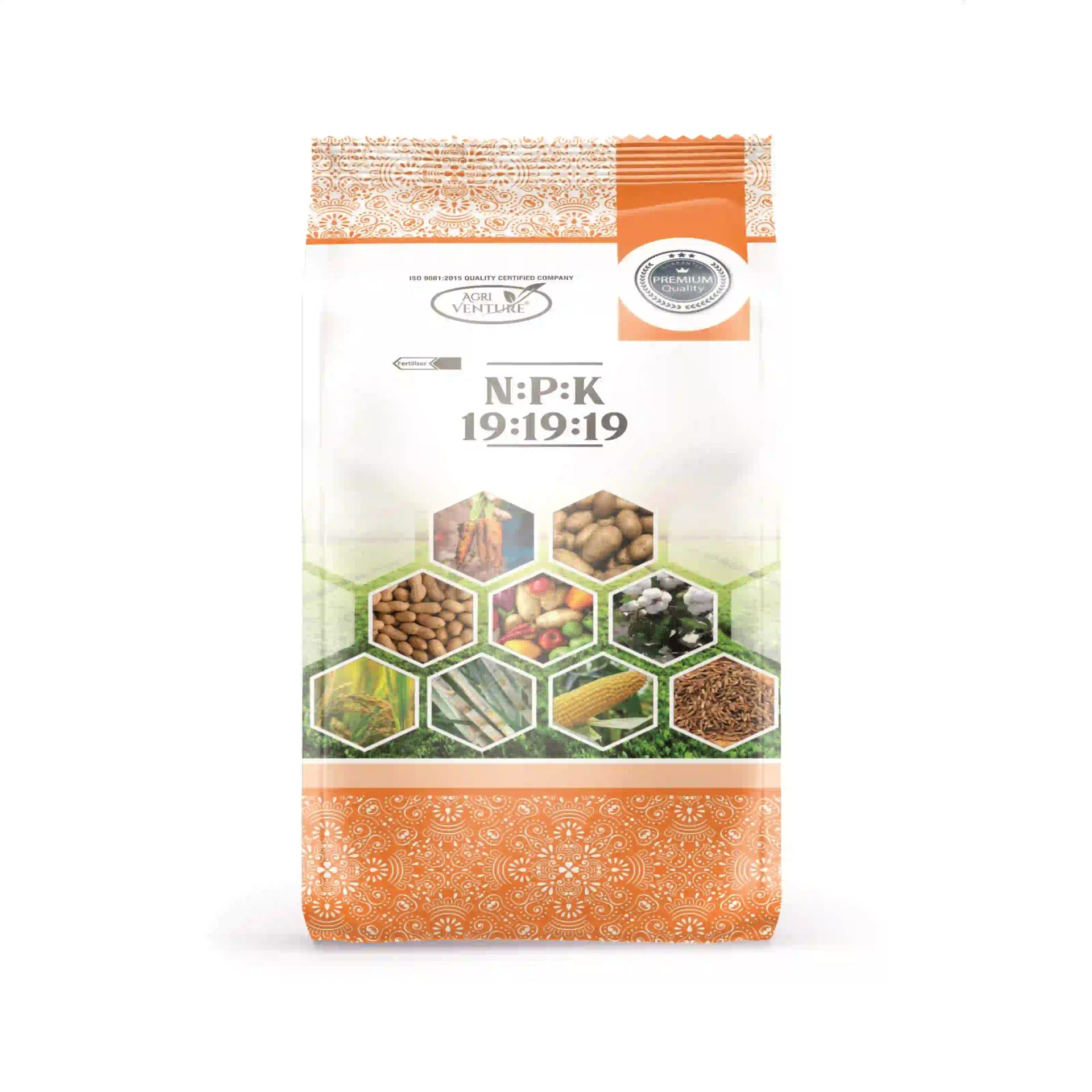 Agriventure NPK 19:19:19 Imported 100% Water Soluble Fertilizer For All Crop, Drip and Foliar Spray Fertilizer - Image 3