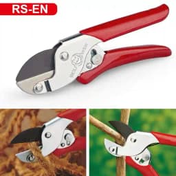 Wolf Garten Action Secateurs Set (RSEN RREN), Steel Anvil And Bypass Garden Shear Set, Garden Tool 5