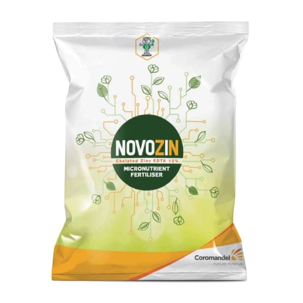 Coromandel NOVOZIN Chelated 12% Zinc EDTA Fertilizer, Enhanced Crop Nutrition, Faster And Efficient Zinc Availability