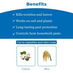 Clorin 505 - Chlorpyriphos 50% + Cypermethrin 5% EC Insecticide, Best Use Against Aphids, Jassids, Thrips, Whiteflies, Spotted, Pink Bollworm 4