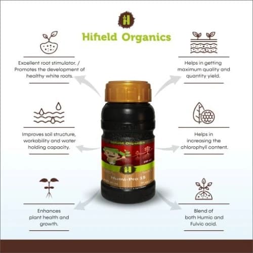 Hifield Humi Pro 15 Humic Acid 15% and Fulvic Acid 6%, Effective For Root Growth And Soil Health, Suitable For All Crops - Image 2