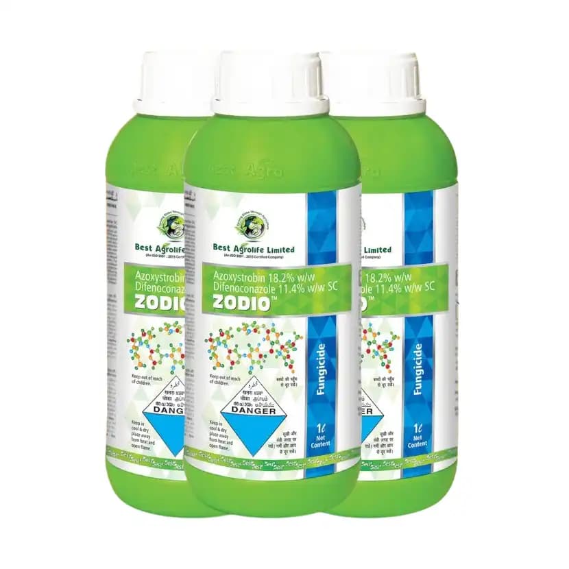 Best Agrolife Zodio Azoxystrobin 18.2% + Difenoconazole 11.4% SC Fungicide, Broad-Spectrum For Crop Protection - Image 2