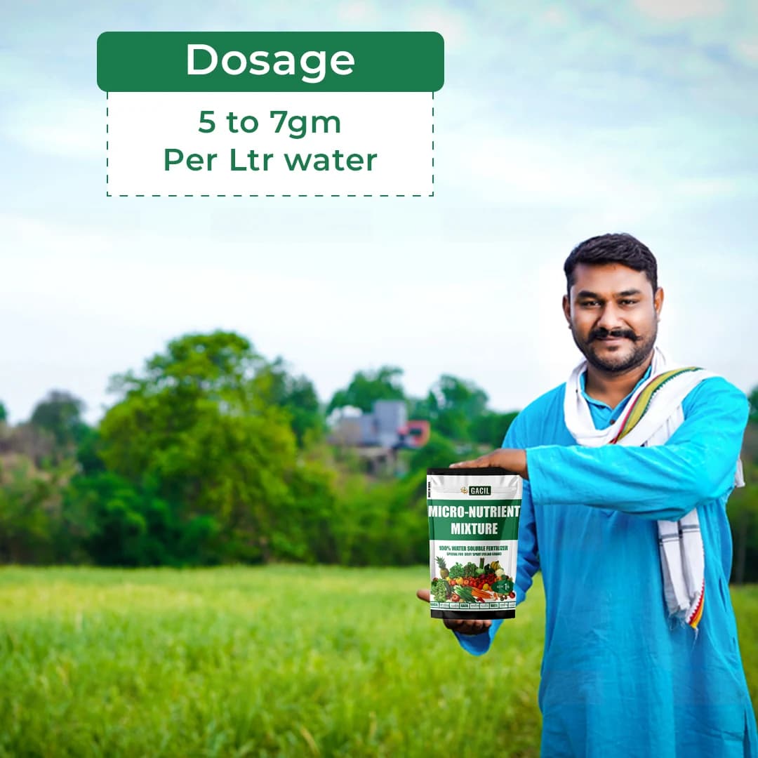 GACIL Enriched Multi Micronutrients Fertilizer Growth Booster for all Plants & Crops (100% Water Soluble Plant Food) - Image 5