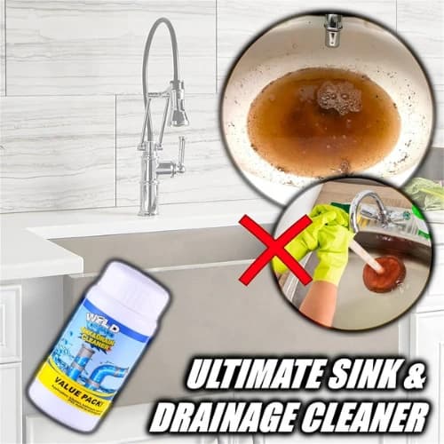 Sink And Drain Cleaner, Super Clog Remover Chemical Powder (110 Gm) - Image 4