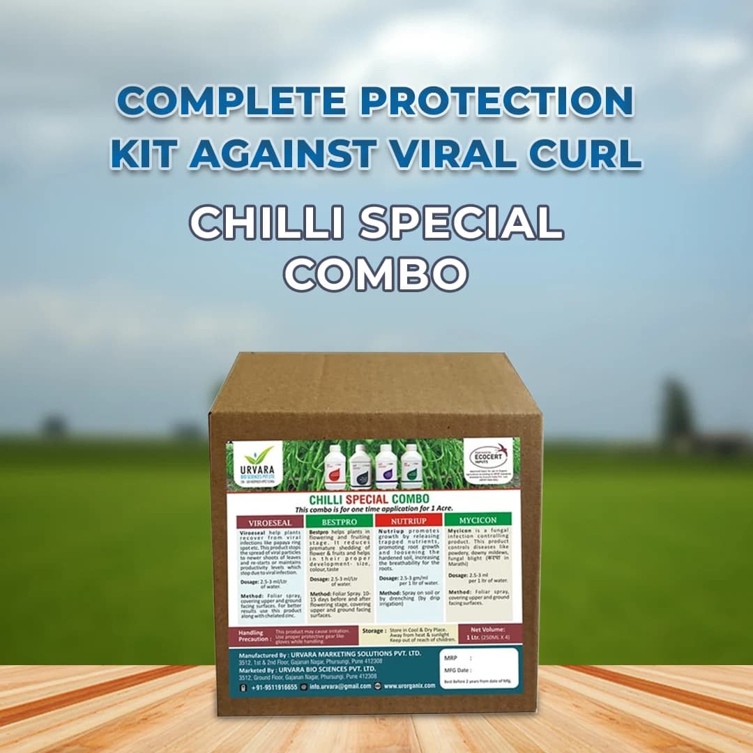 Chilli Special Combo Specially made for Chilli Crop, contains anti viral, anti fungal, flowering & fruiting enhancer, biofertilizer - Image 2