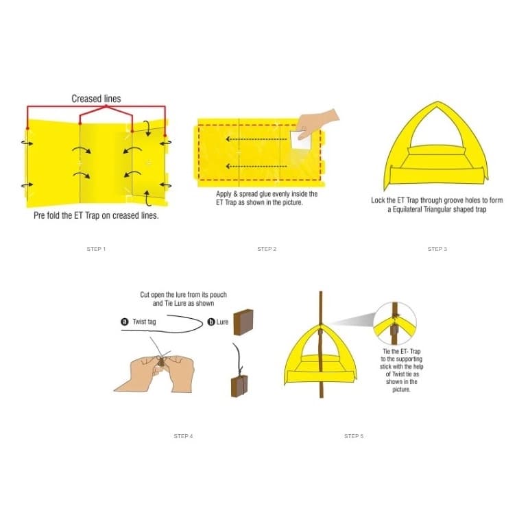Barrix Trapper Pink Bollworm Pheromone Trap & Lure, Sustainable, Eco-Friendly Control Pest For Cotton And Okra - Image 7