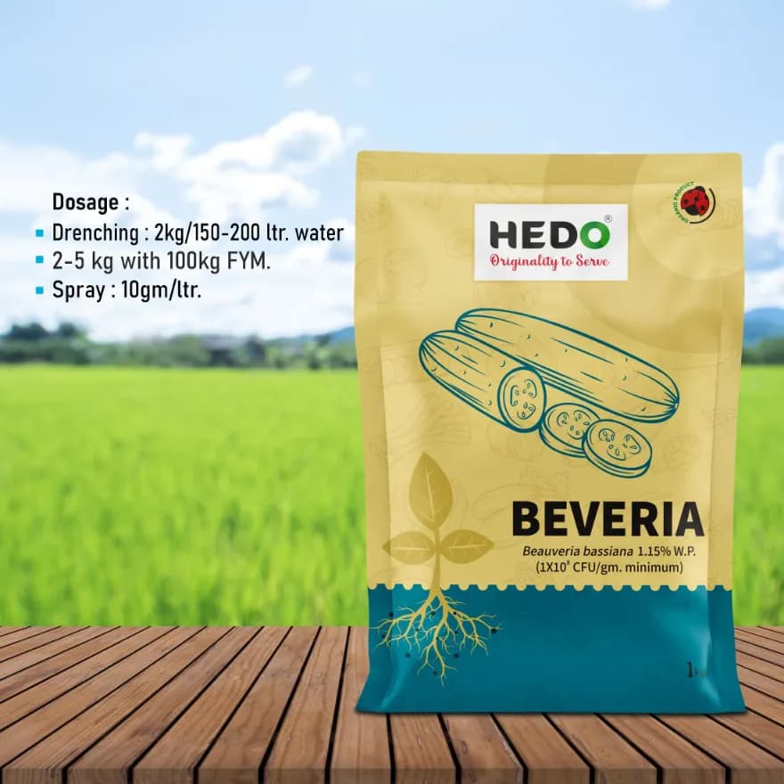 HEDO Beveria (Beauveria Bassiana 1.15% WP) Powder Bio Pesticide For Vegetables, Fruits & All Crops, Broad Spectrum Control - Image 5