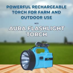 NCS Aura Flashlight Torch, 3.7 V 6000 mAh Lithium-Ion Battery, Can Be Used In Agricultural Activities, Outdoor Activities, and Home 2
