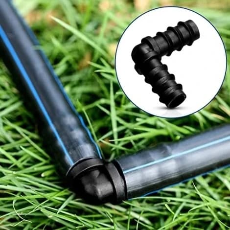 Siddhi Elbow Connector 16 MM, Drip Irrigation Accessories, Corner Joiner For Lateral Pipes - Image 3