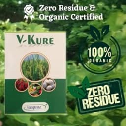 V Kure Bactericide & Fungicide Special, 100 % organic , Combination Of Eugenol, Thymol, potassium salts, cationic surface agent, sodium salts. 5