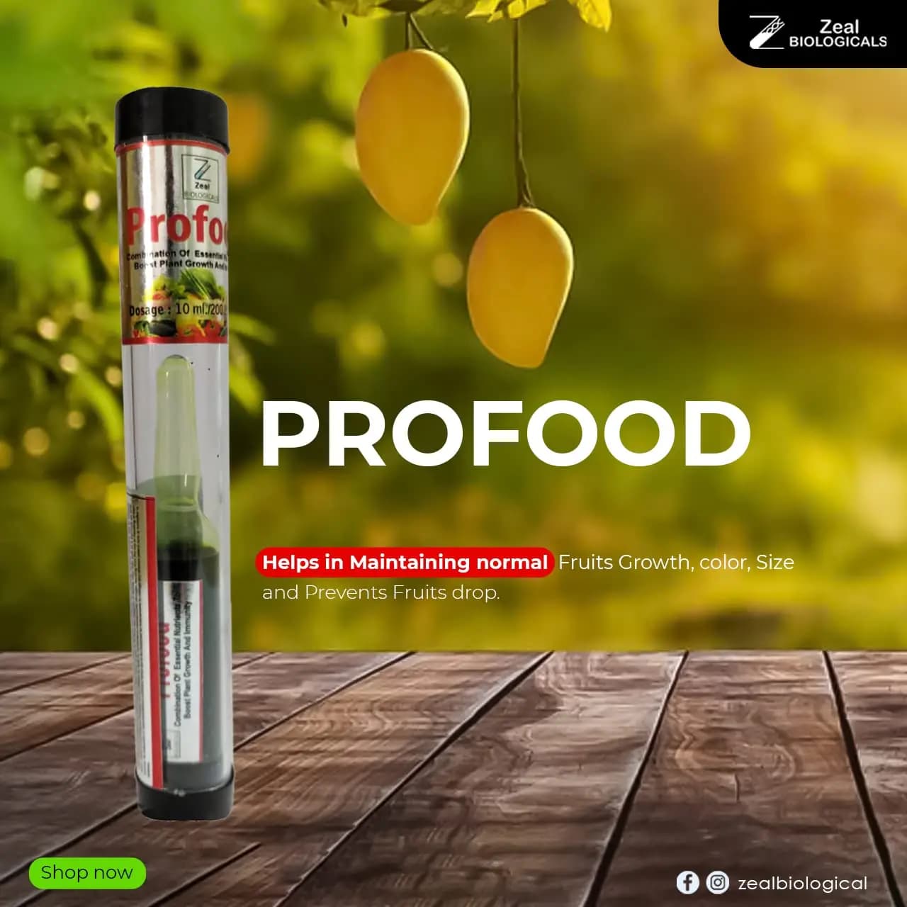 Zeal Biological Profood Plant Growth Promoter, Increases Seed Germination And Shoot Growth, Resulting In Higher Yield - Image 5