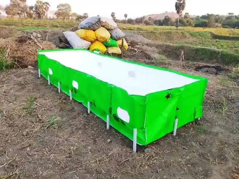 Megatex HDPE Organic Vermi Compost Maker Bed, Available In 250, 350, and 450 GSM - Image 3