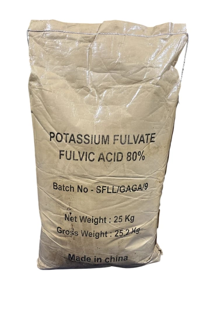 Agriventure Potassium Fulvate Fertilizer (Fulvic Acid 80%) - 25KG