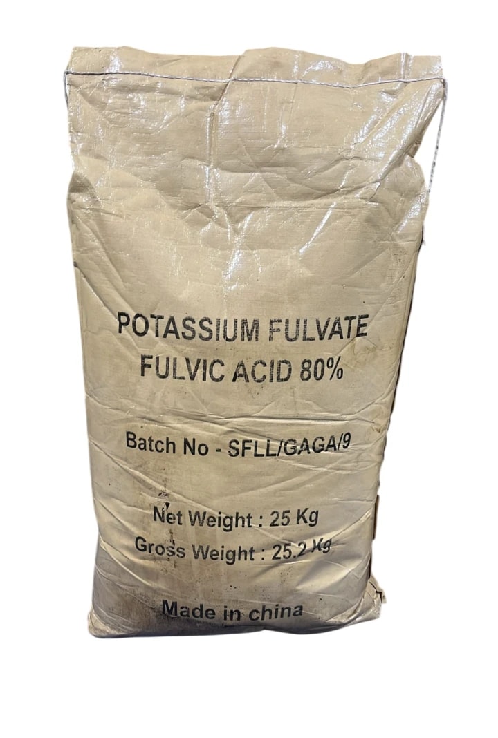 Agriventure Potassium Fulvate Fertilizer (Fulvic Acid 80%) - 25KG