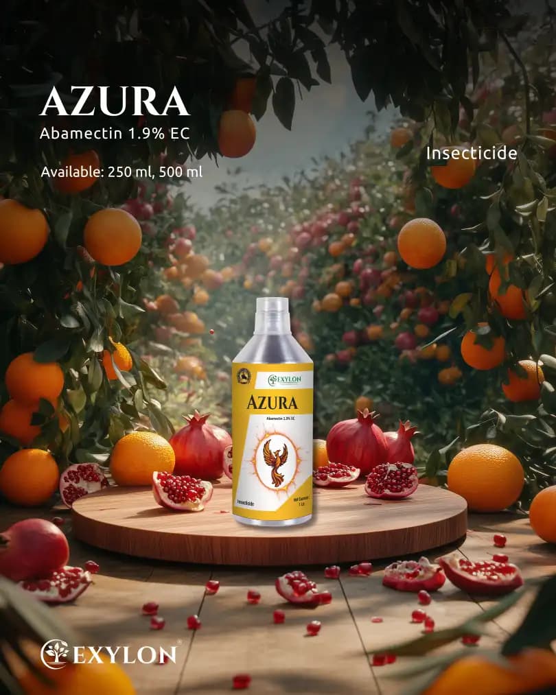 Exylon Azura Abamectin 1.9% EC Insecticide, Broad-Spectrum, Mite And Sucking Pest Controller In Crops - Image 2