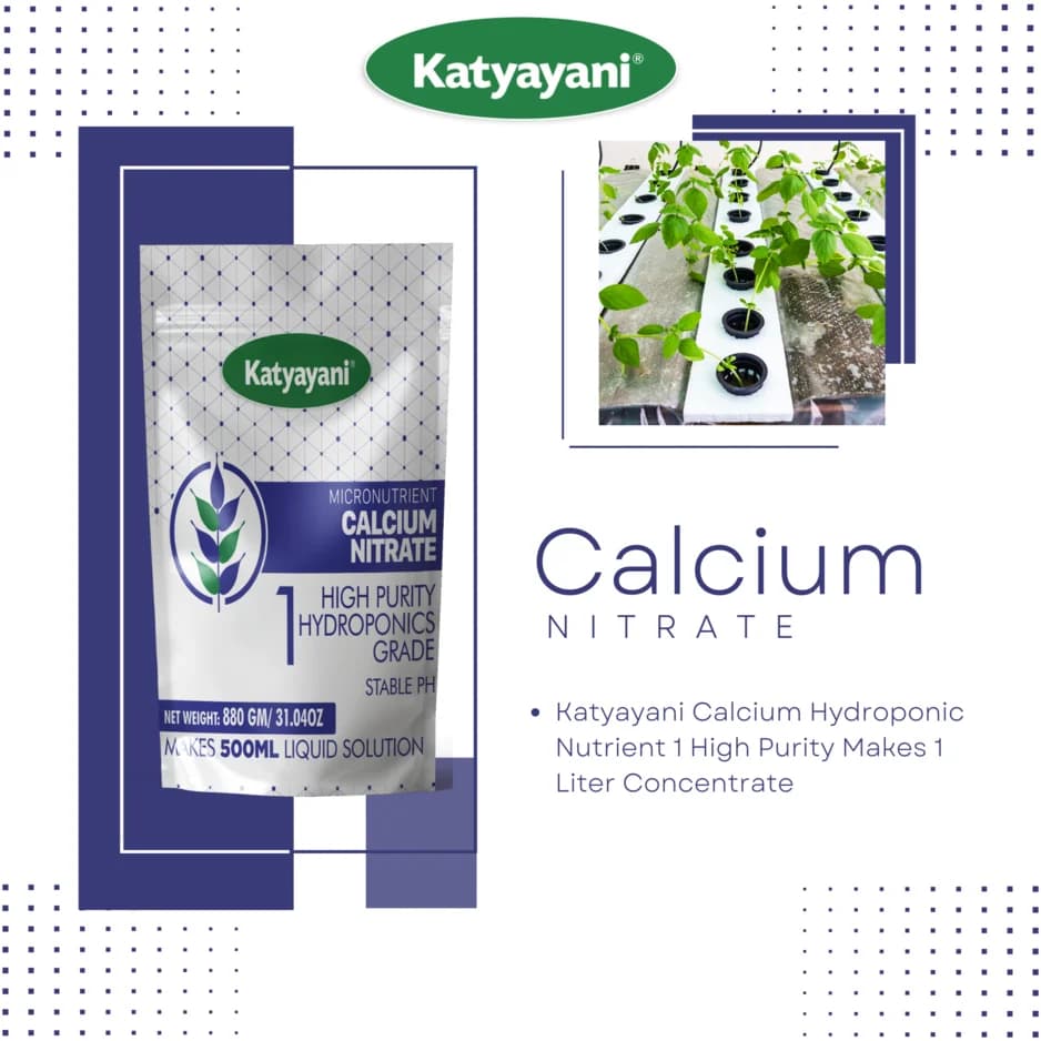 Katyayani Calcium Nitrate Hydroponic Fertilizer, Water-Soluble and Optimal Plant Growth - Image 2