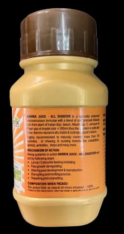 Barrix Juice All Shooter, Natual Oil Extract, An Organic Pesticide, Ecocert Certified Product 2