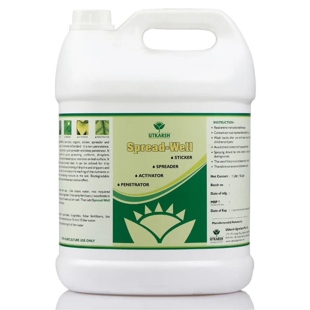 Utkarsh Spread Well, Non-Ionic, Organic Sticker, Spreader, Activator and Penetrator For Plants - Image 4