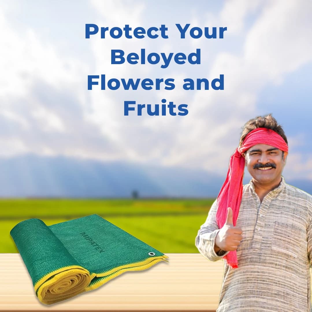 Mipatex Garden Shade Net 90% UV Stabilized Sun Protected Green House, Protect Flowers and Plants Green, Multi-Purpose Long Lasting Material - Image 4