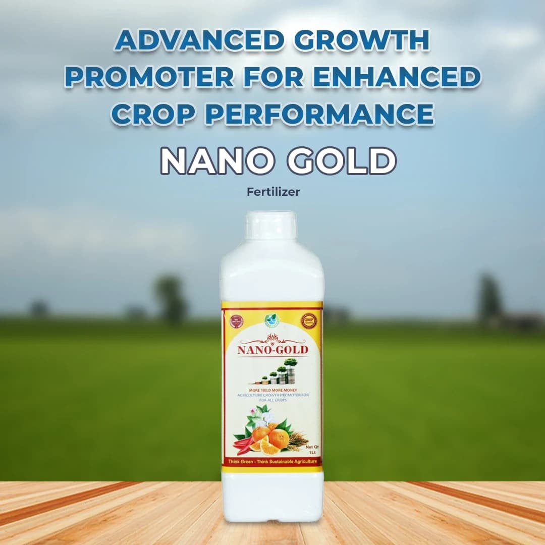 Nano Gold Fertilizer For All The Crops And Plants, Nano Gold Liquid Fertilizer Agriculture Growth Promoter For All Plants. - Image 2