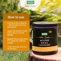 IFFCO Urban Garden Micro Meal Chelated Micronutrient Mixture, Fertilizer For Healthy Plant Growth, For Indoor and Outdoor 5
