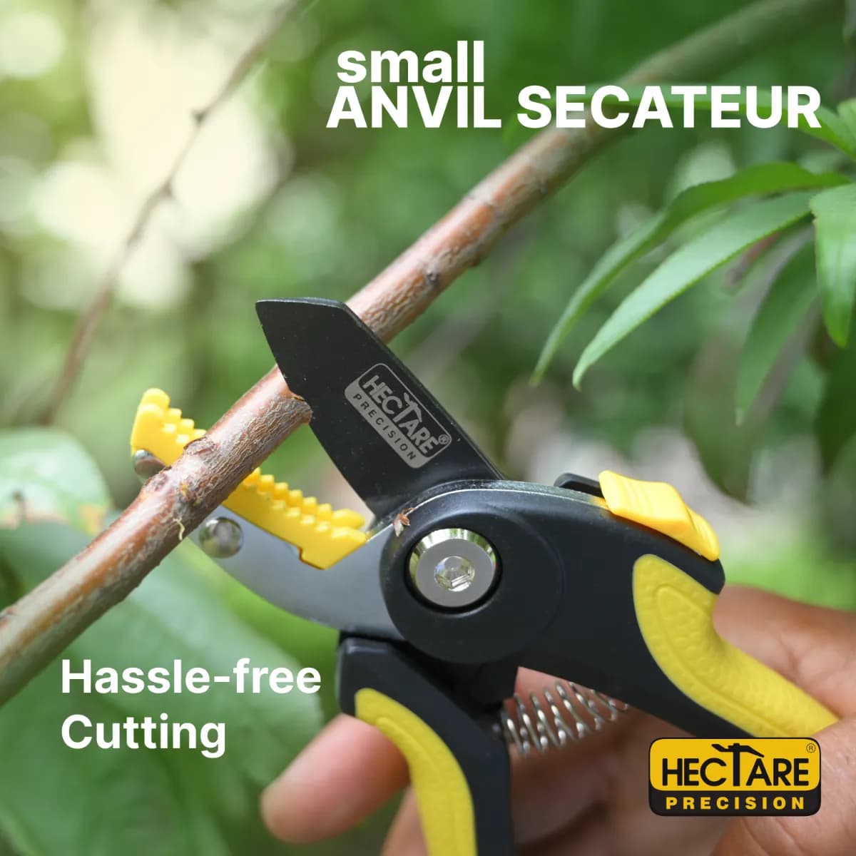 Hectare Precision Garden Pruning Secateur (Anvil Pruner), Plant Cutter For Home Garden - Image 5